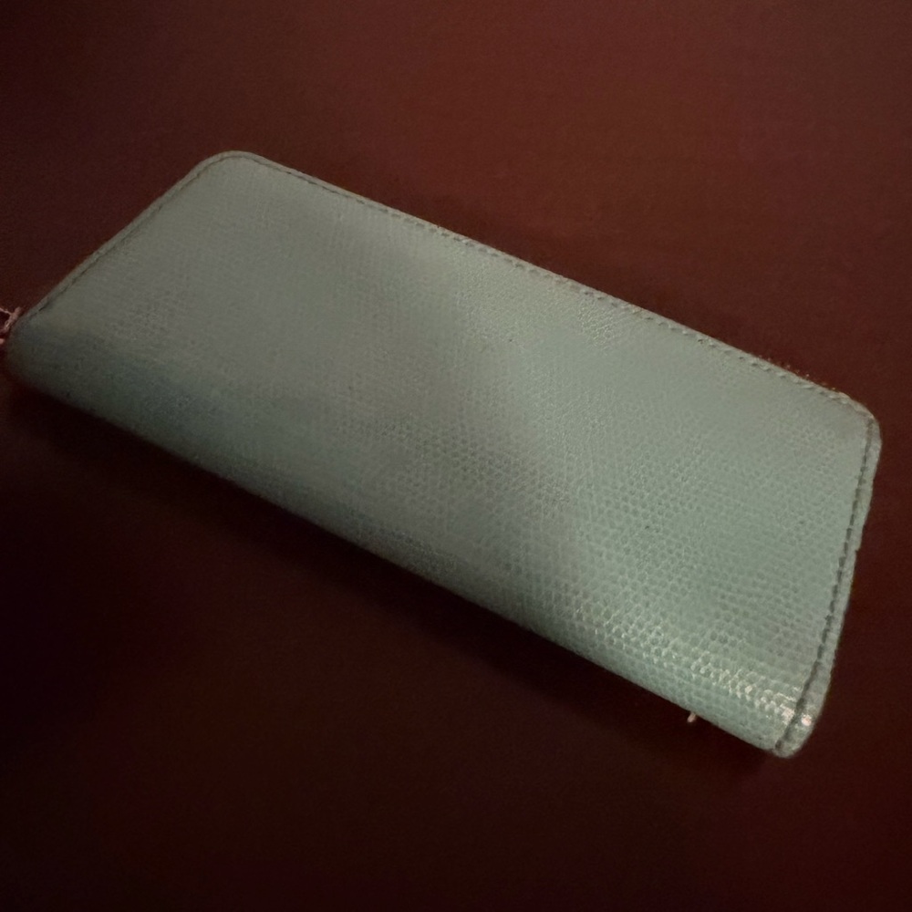Dooney & Bourke Turquoise Leather Wallet - Picture 2 of 2